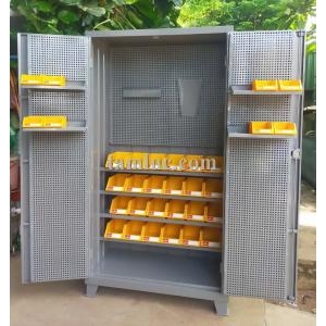 Tủ dụng cụ kết hợp bảng treo, khay đựng vật tư nhỏ và lớn